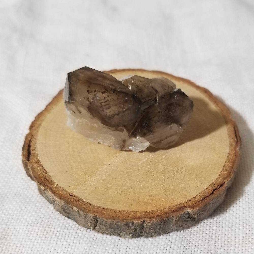 Elestial Smoky Quartz from Brazil